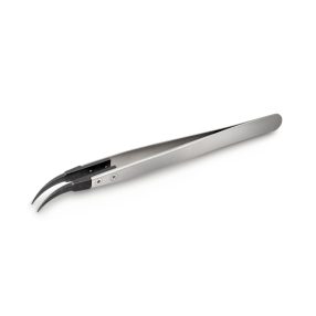   KERN 315-246 Csipesz, 130 mm, ívelt műanyag csúccsal, - 5 g, E1-M3 osztálypontosságú súlyokhoz 