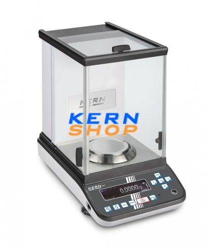Kern Hitelesíthető váltópontos analitikai mérleg ABP 200-5DNM méréshatár 102/220 g felbontás 0,01/0,1 mg
