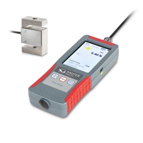   SAUTER FS 2-1KSP1 digitális erőmérő készlet "S" alakú külső mérőcellával húzó - nyomó vizsgálatokhoz 1000 N / 0,2 N