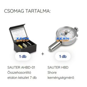   Analóg kézi Shore D keménységmérő etalonnal SAUTER HBD + AHBD