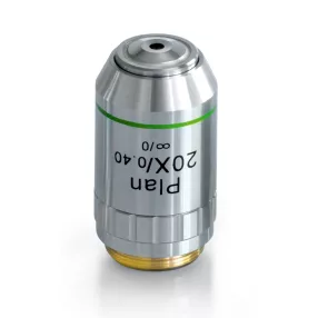   KERN OBB-A1249 Plan akromatikus mikroszkópobjektív, 20x / 0,4 W.D. (1,5 mm)