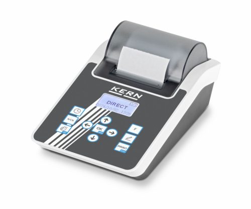 KERN YKT-01, Tűnyomtató Kiváló minőségű nyomtató nagy LCD kijelzővel és számos funkcióval